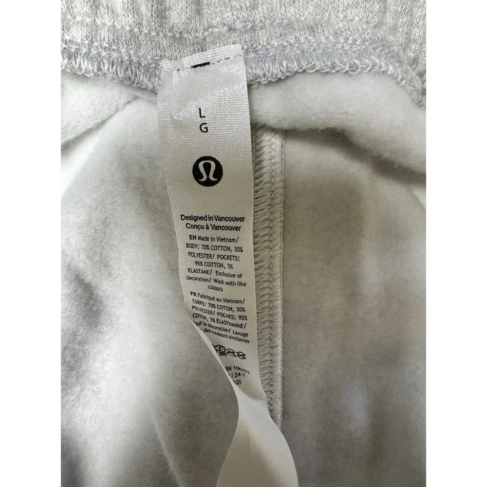 Lululemon 'Scuba'‎ Grey Mid-Rise Oversized Jogger *Regular HCUG Size Large